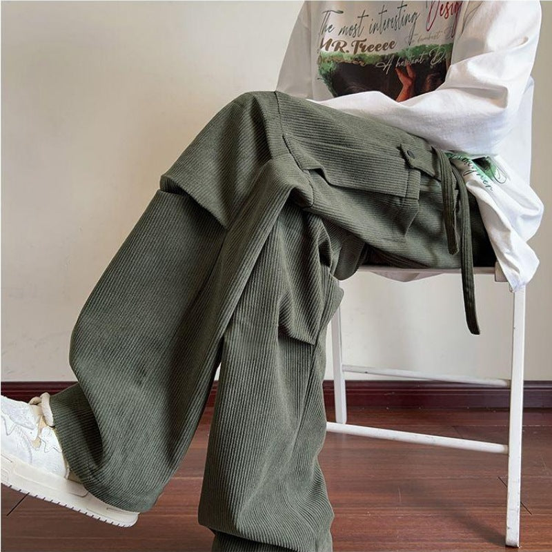 Damen Bequeme Cargo-Hose Drune