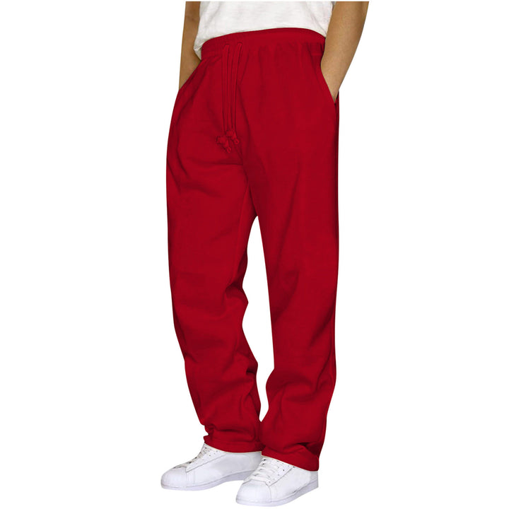 Damen nan ungekürzte Relax-Freizeithose mit hohem Komfortbund, innenliegendem Kordelzug und seitlichen Eingrifftaschen Drune