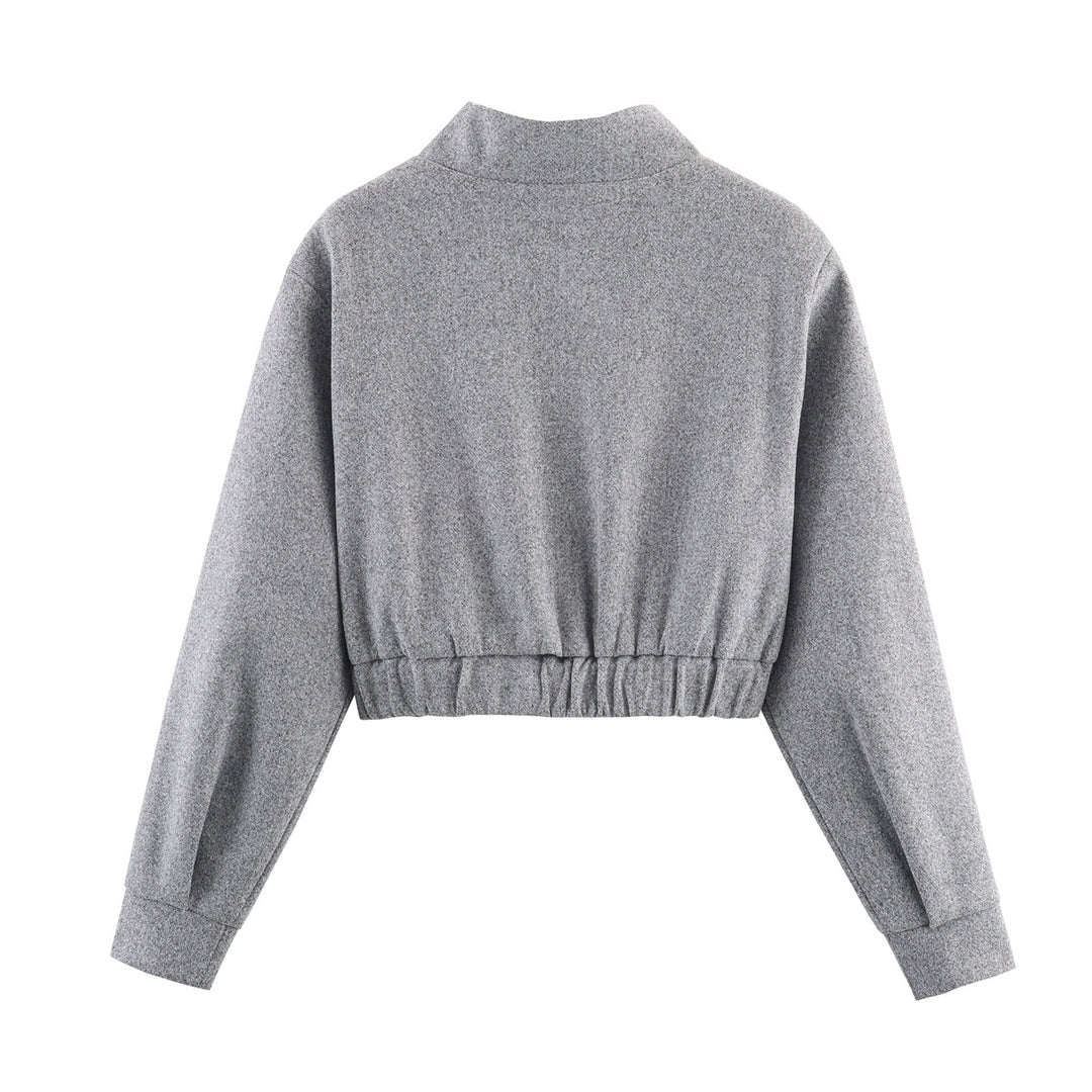 Damen cropped Wolljacke Drune