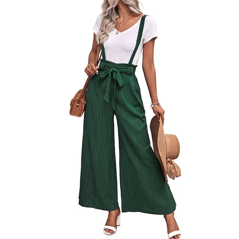 Damen Plissee Overall Drune