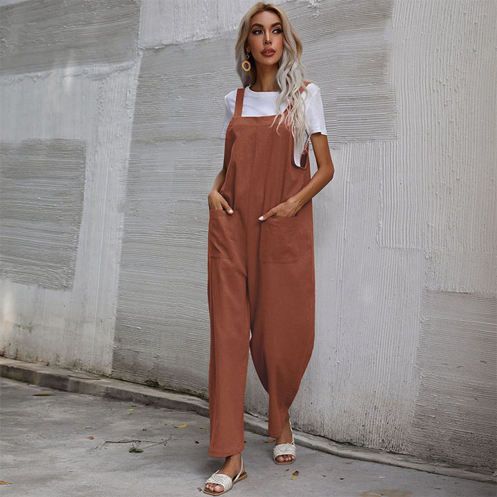 Damen Latzhose mit praktischen Taschen und bequemer Passform Drune
