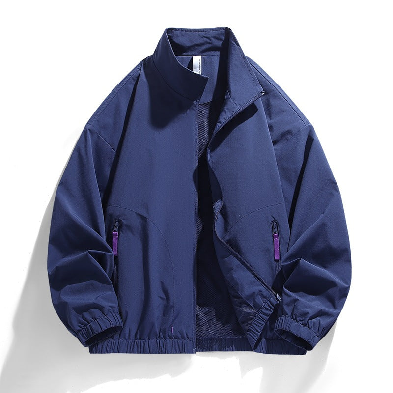 Damen Leichte Outdoorjacke mit hohem Kragen Drune