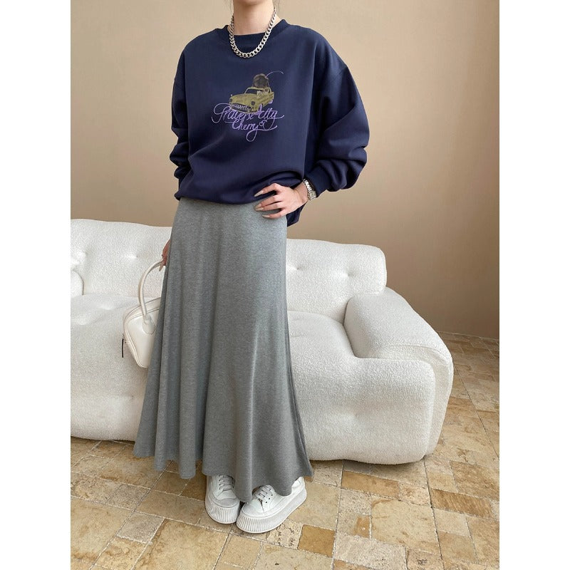 Damen lässige Jeansjacke mit Oversized-Schnitt und modernem Design Drune