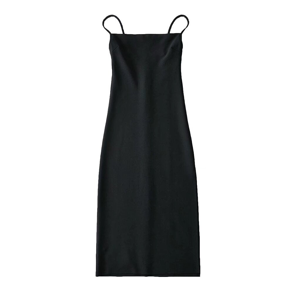 Damen langes Abendkleid mit elegantem Schlitz Drune