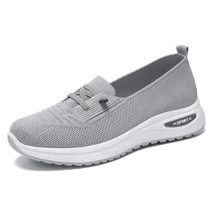 Damen Sportliche Sneaker mit elastischem Strick-Obermaterial und dämpfender Sohle Drune