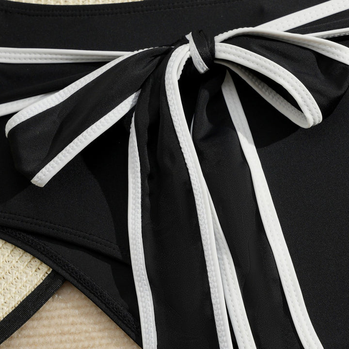 Damen Sportliches Bikini-Set mit verstellbaren Trägern Drune