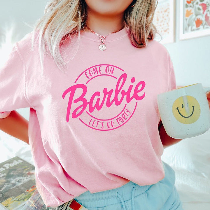 Drune | Retro Party Barbie Print T-shirt