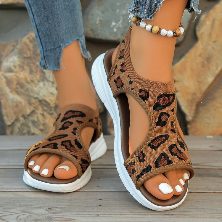Damen Komfortable und atmungsaktive Sommerschuhe mit elastischen Einsätzen Drune
