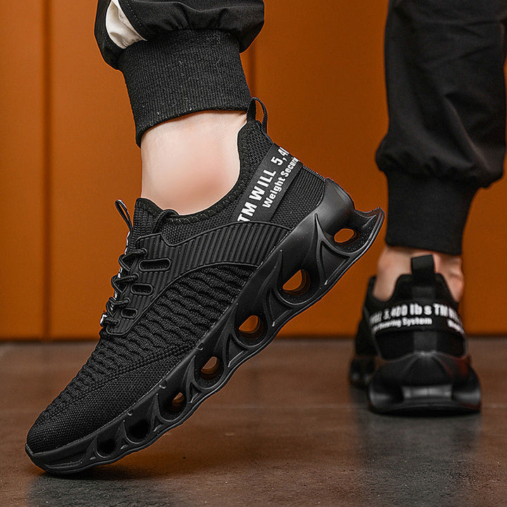 Unisex Performance-Sneaker mit innovativer gelochter Luftsohle und gestricktem Obermaterial Drune