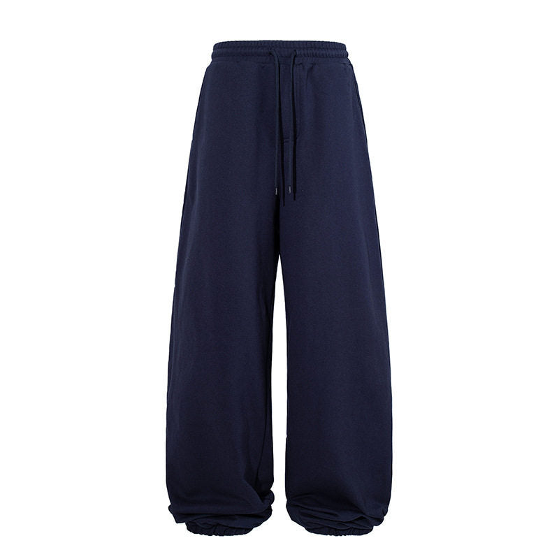 Damen Extraweite Palazzo-Sweathose mit hohem Komfortbund und Ballon-Saum Drune