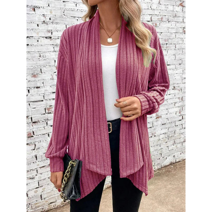 Damen lässige Strickjacke mit offenem Schnitt Drune