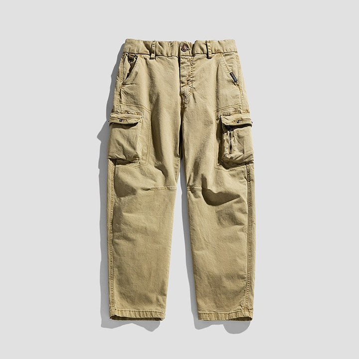 Herren Robuste Utility-Cargohose mit Mehrfachtaschen und verstärkten Kniepartien Drune