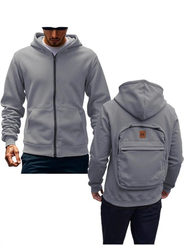 Herren Lässiger Kapuzenpullover mit praktischen Taschen Drune