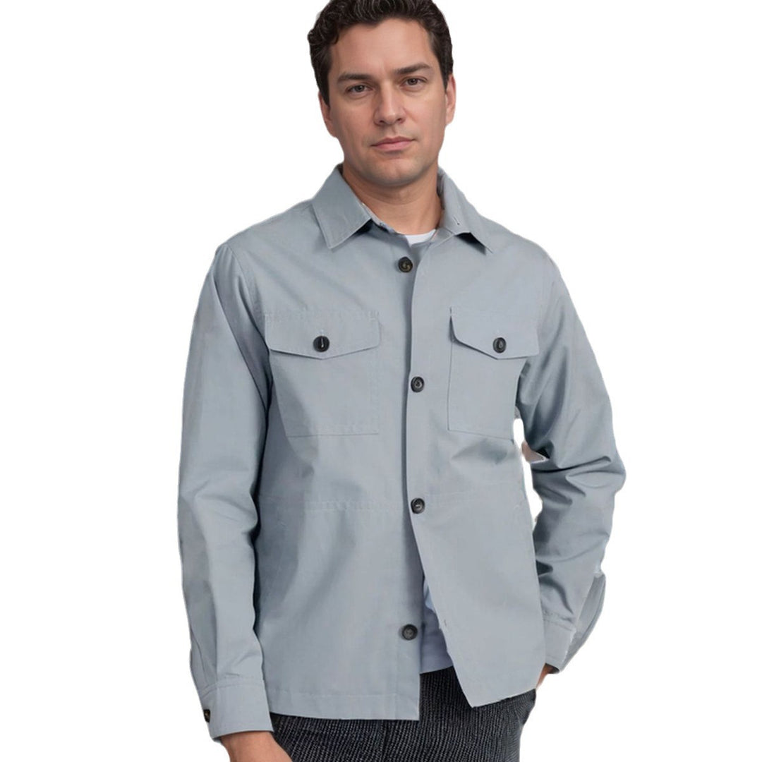 Herren modische leichtgewichtige Chore-Jacke mit praktischen Taschen Drune