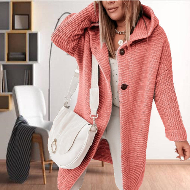 Drune | Kapuzenstrickmantel für Damen mit Stil