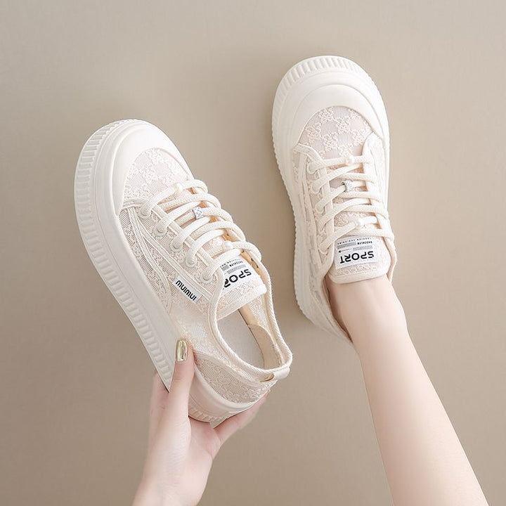 Damen Freizeitsneaker mit eleganter Spitze und rutschfester Sohle Drune
