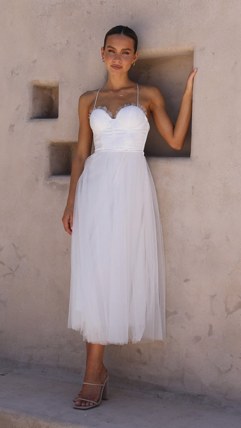 Drune | Frühling Sommer Sexy Sling Lässiges Kleid Urlaub Multi Farbe Frauen Kleidung Kleid