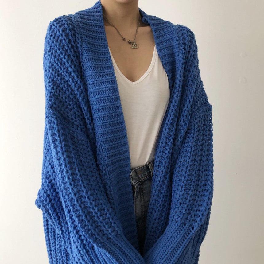 Damen Strickjacke mit offenem Schnitt und lässigen Details Drune