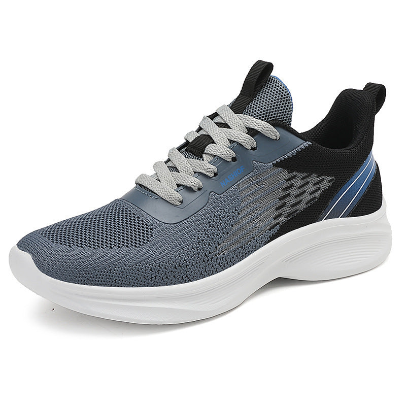 Herren nan leichte atmungsaktive Laufschuhe mit dämpfender Zwischensohle aus Memoryschaum und gestricktem Obermaterial Drune