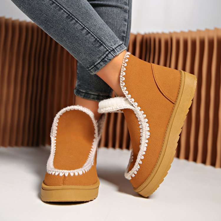 Damen Gefütterte Mokassin‑Ankleboots mit Teddyfutter und rutschfester Gummisohle Drune
