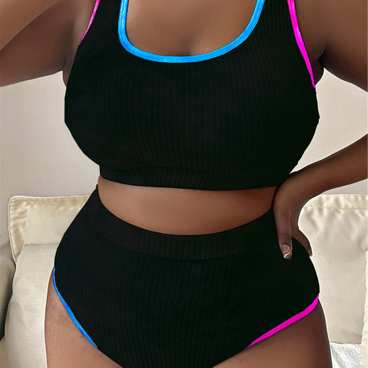 Damen Sportiv geschnittenes Bikini-Set Drune
