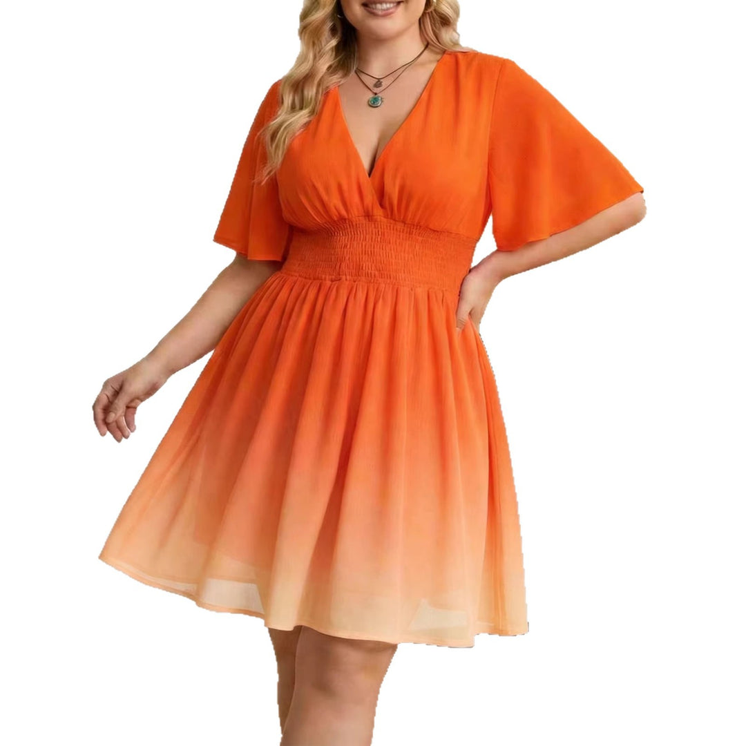 Damen Ombre-Modekleid Drune