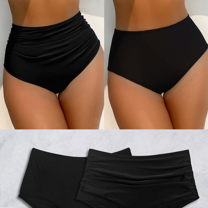 Damen Hochgeschnittener Bikini mit seitlichen Bindebändern Drune