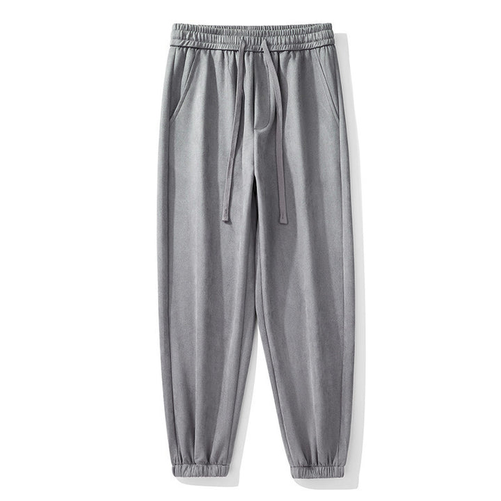 [Herren] Tapered Jogginghose mit elastischem Bund, Kordelzug & Bündchen Drune