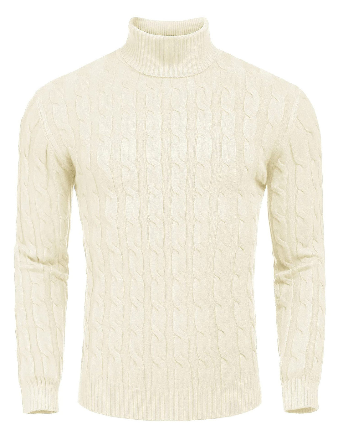 Herren Feinstrickpullover mit hohem Kragen