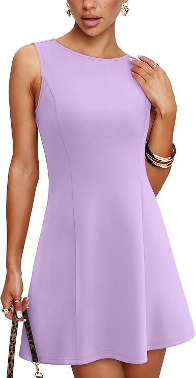 Damen A-Linien Kleid aus hochwertigem Stoff mit ergonomischem Schnitt Drune