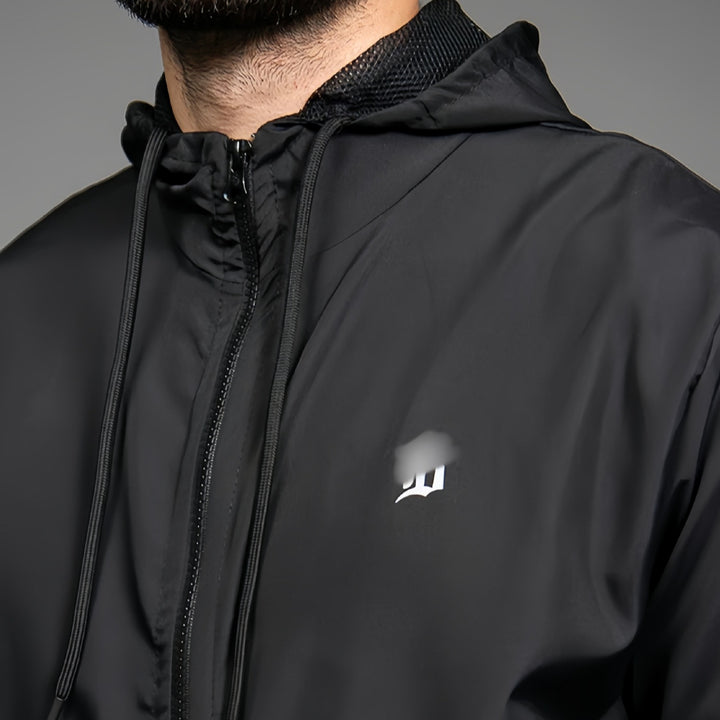 Herren Leichte Sportjacke mit Kapuze
