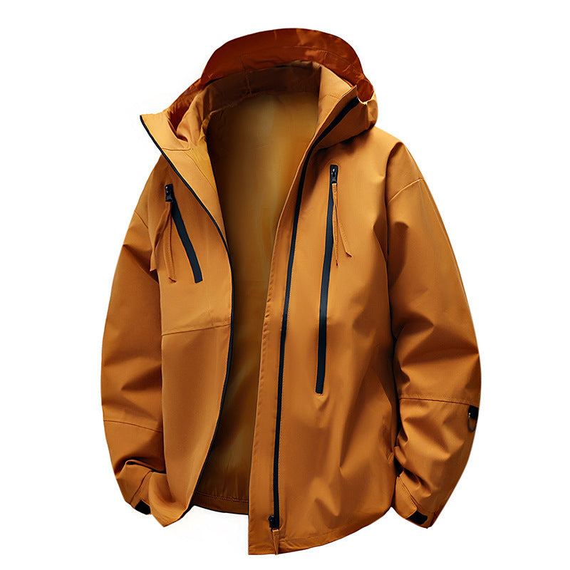 Herren Funktionale Wasserfeste Outdoor-Jacke Drune