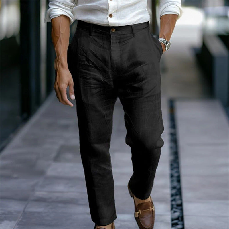 Herren Elegante Anzughose mit passgenauem Schnitt und hochwertigem Stoff Drune