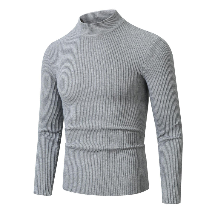 Herren Rollkragenpullover mit feiner Rippstruktur Drune
