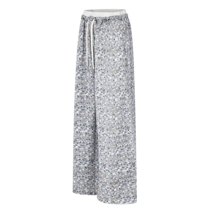Damen Palazzo‑Glitzerhose mit elastischem Bund und Kordelzug Drune