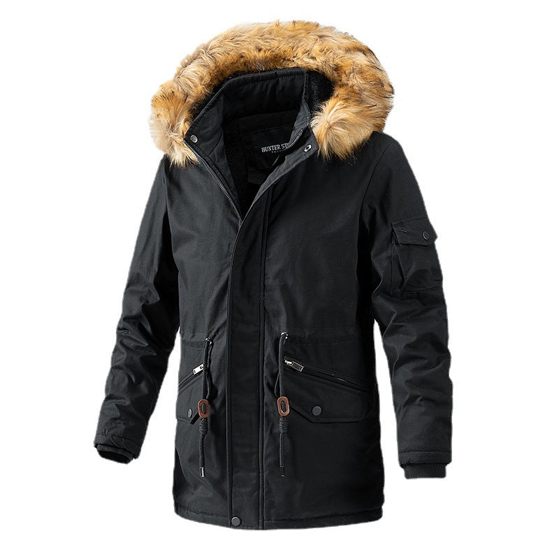 Herren Wetterfeste Parka Jacke Drune