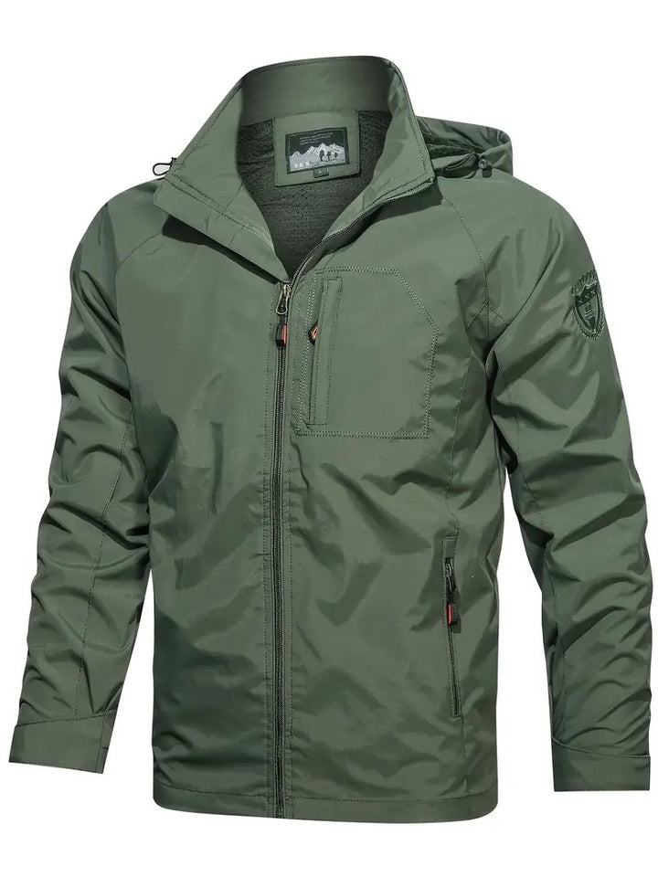 Herren Funktionsjacke mit hohem Kragen Drune