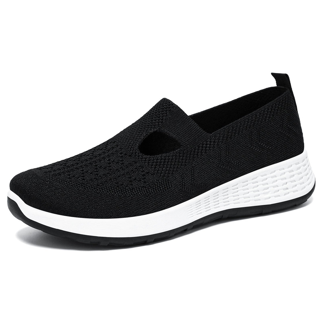 Damen Komfortable Slip-On Sneakers mit innovativer Mesh-Oberfläche Drune