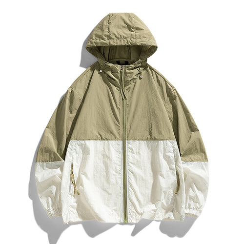 Herren Sportliche Windbreaker-Jacke Drune