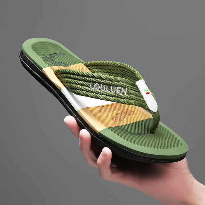Herren Bequeme Flip-Flop Sandalen Drune