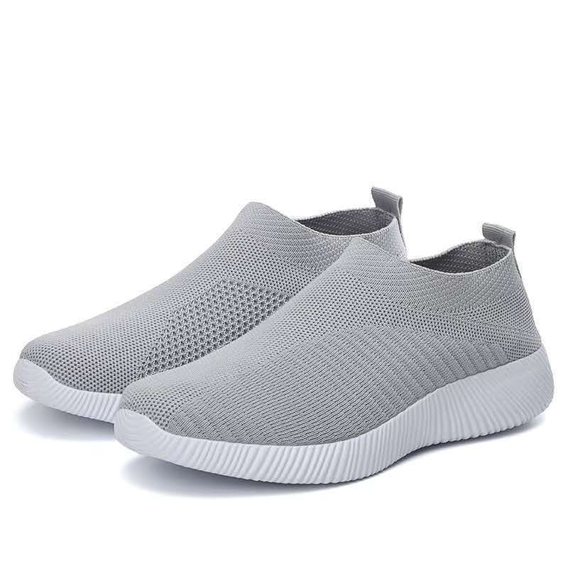 Damen luftige Slip-On Sneakers mit atmungsaktivem Design Drune