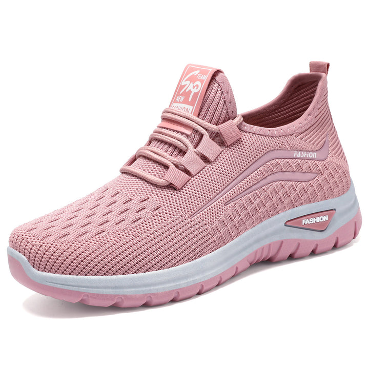Damen nan leichter atmungsaktiver Strick-Sneaker mit dämpfender Komfortsohle Drune