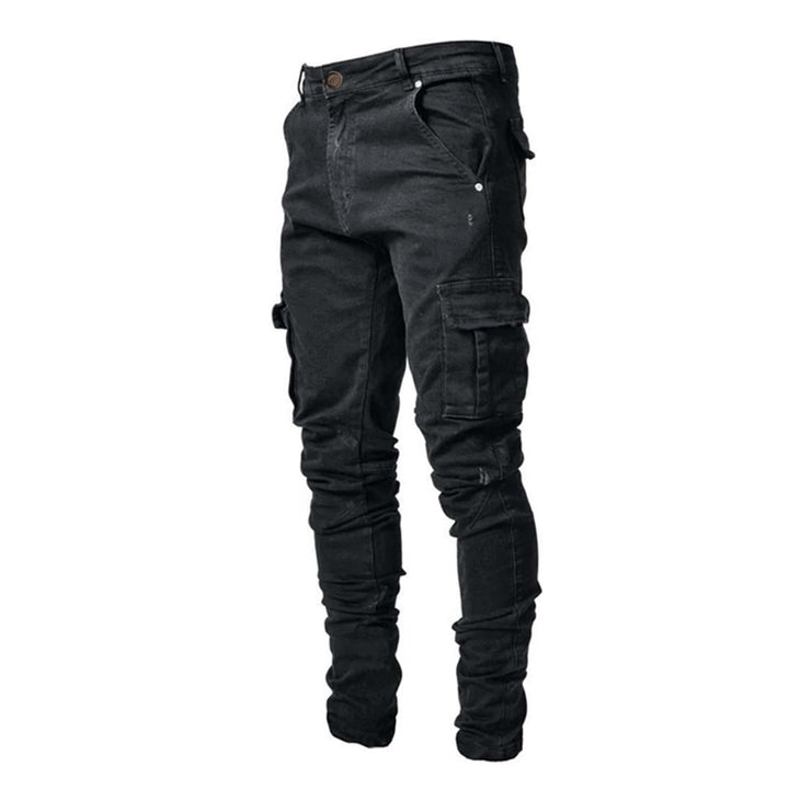Herren Cargo-Jeans mit modischen Seitentaschen und lässigem Schnitt Drune