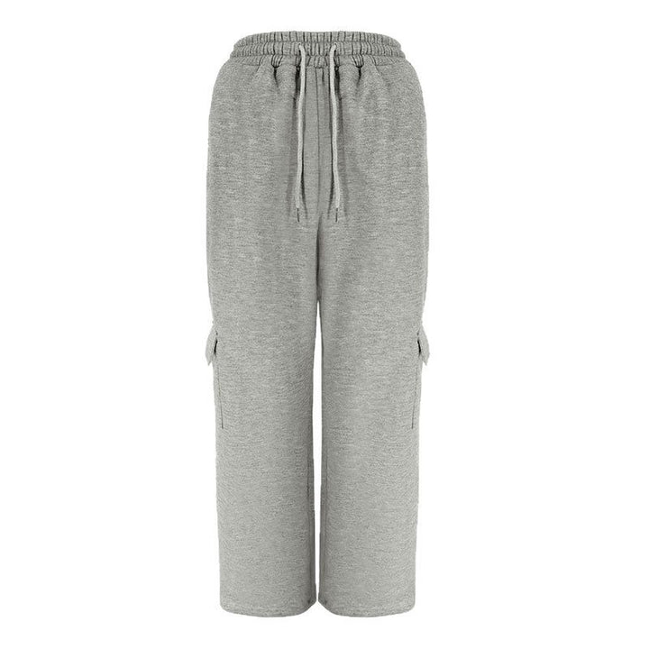 Damen Cargo-Hose mit elastischem Bund und Seitentaschen Drune