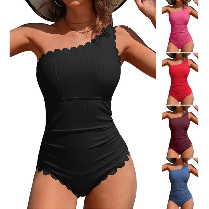 Damen Badeanzug mit femininem Rüschendesign Drune