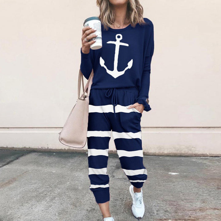 Damen lässiger Jumpsuit mit modernem Batik-Design und praktischen Taschen Drune
