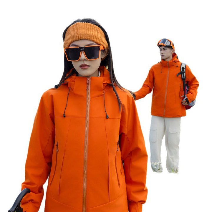 Herren zweilagige Softshell‑Outdoorjacke mit herausnehmbarem Fleece‑Innenlayer, wind‑ und wasserabweisend Drune