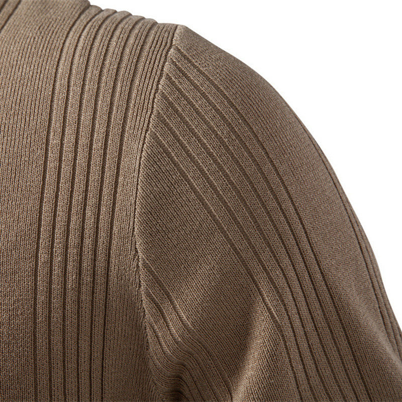 Herren nan kurzärmeliges Feinstrick-Henley mit Knopfleiste Drune