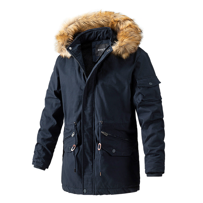 Herren Wetterfeste Parka Jacke Drune
