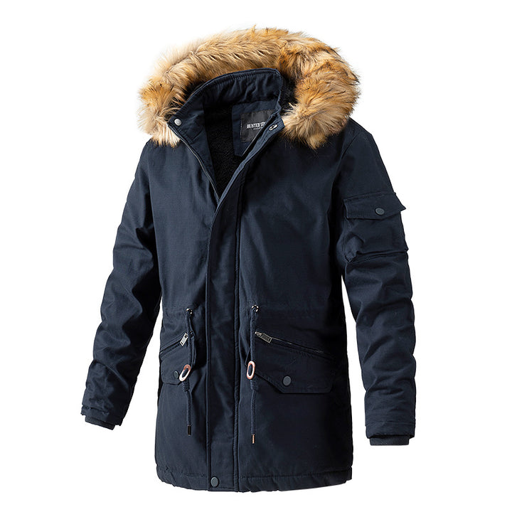 Herren Wetterfeste Parka Jacke Drune